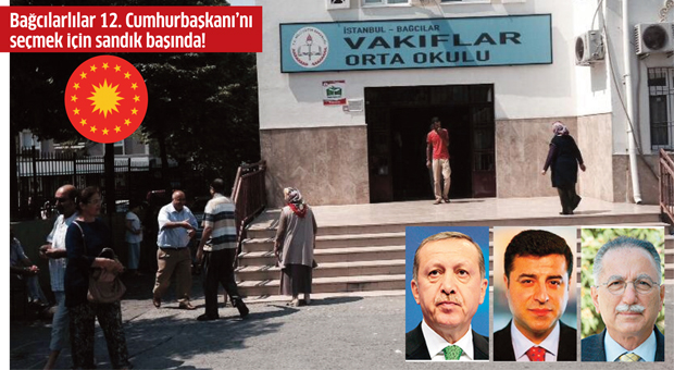 Bağcılarlılar 12. Cumhurbaşkanı’nı seçmek için sandık başında!
