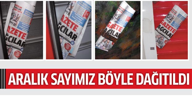 Gazete Bağcılar’ın ARALIK sayısı böyle dağıtıldı..