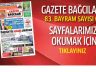 Gazete Bağcılar’ın 83. Bayram Sayısı Çıktı.